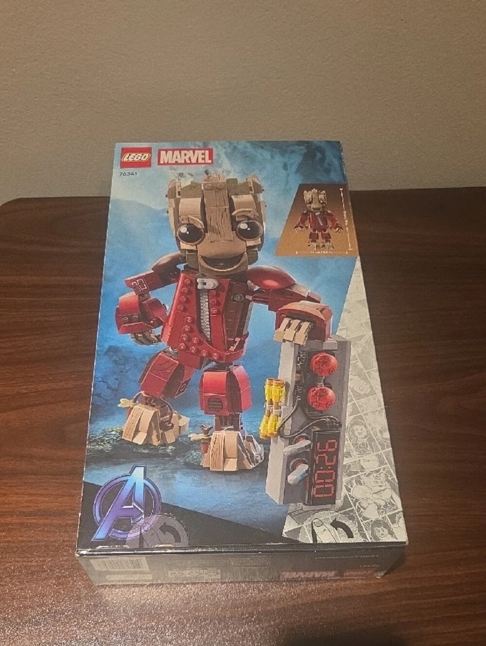 LEGO Marvel Red & Tan Groot Jumper Figure - Ravager JumpSuit Groot